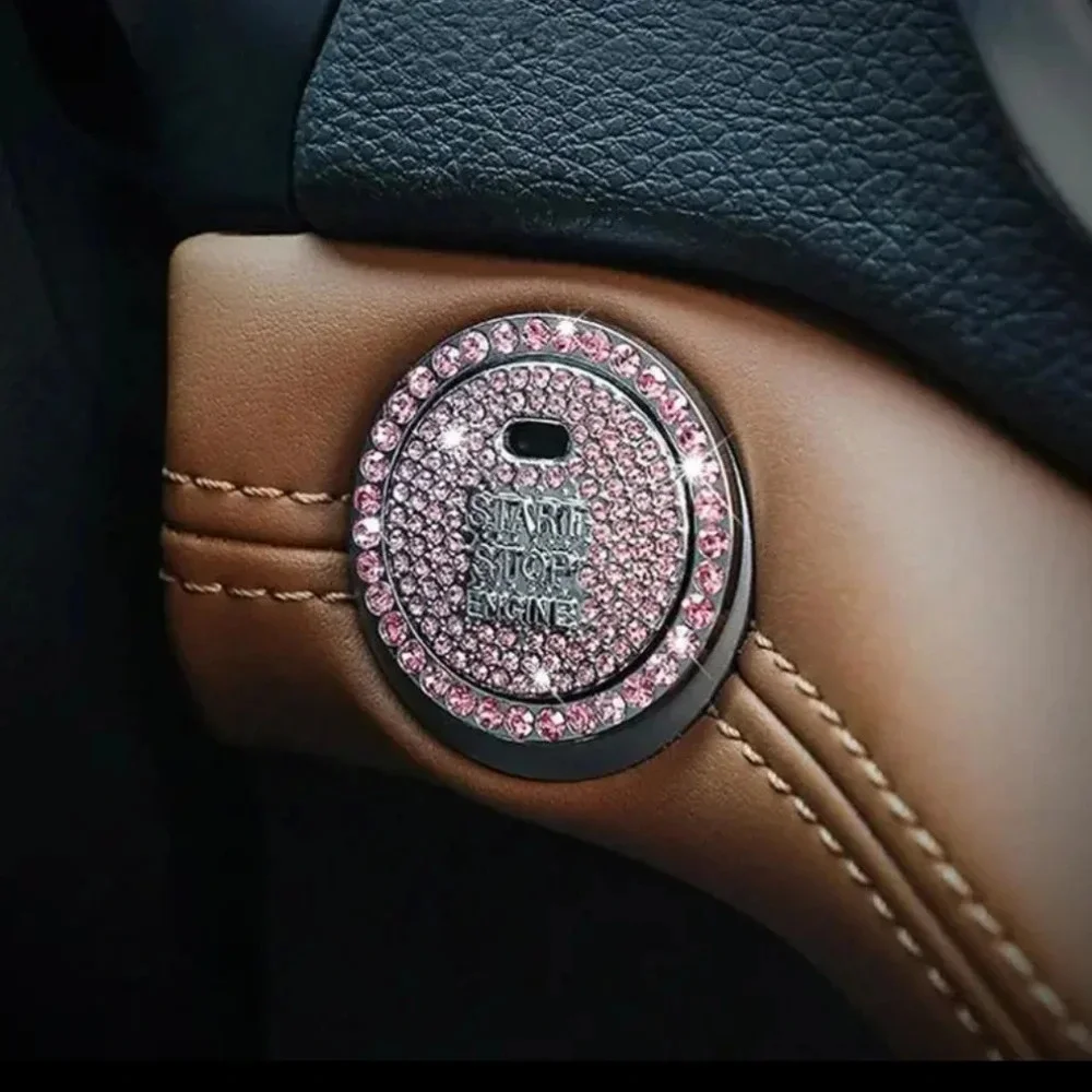 Push Start Bling Button Cover
